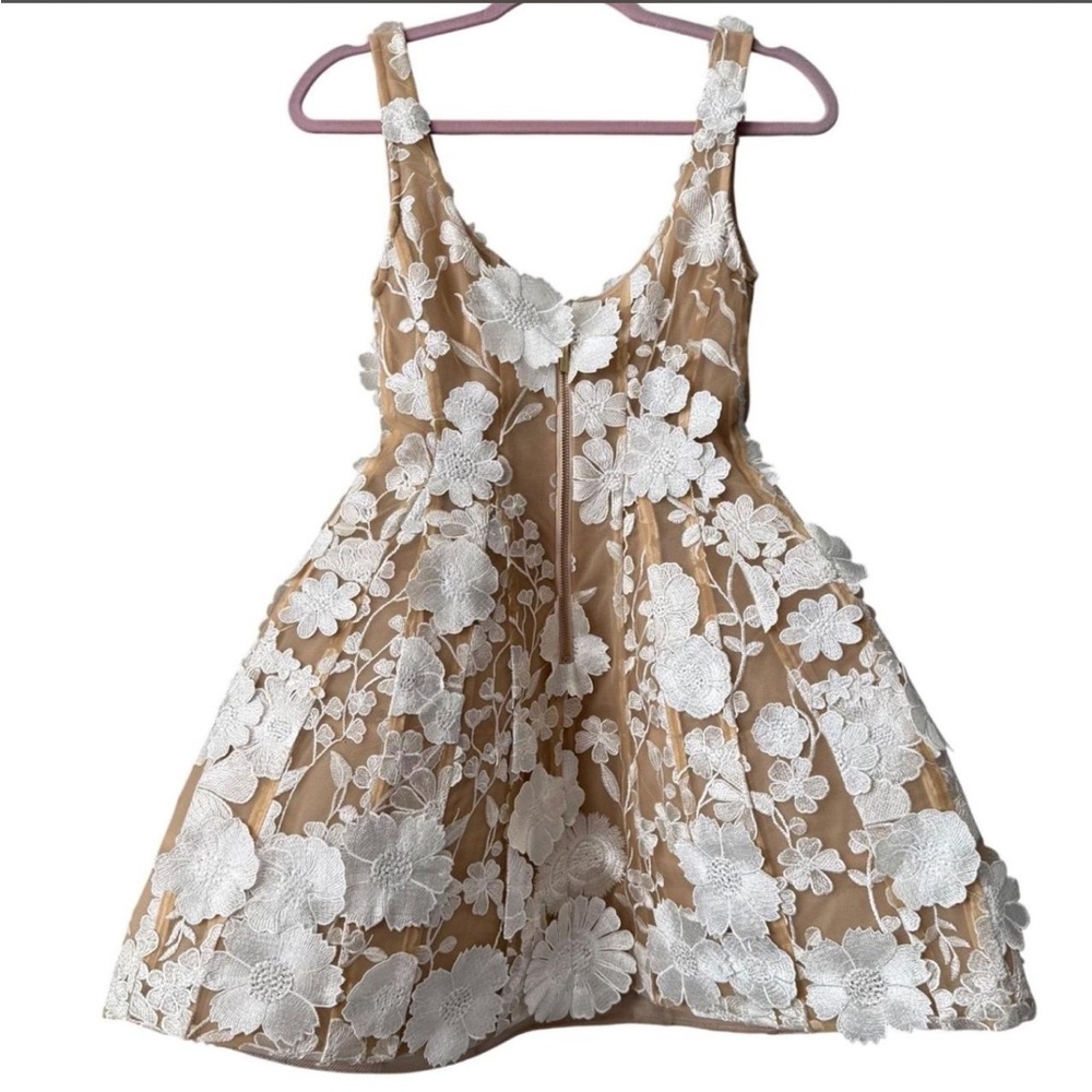 Bronx and banco Jasmine white flower mini dress XS New w tags - Picture 5 of 9